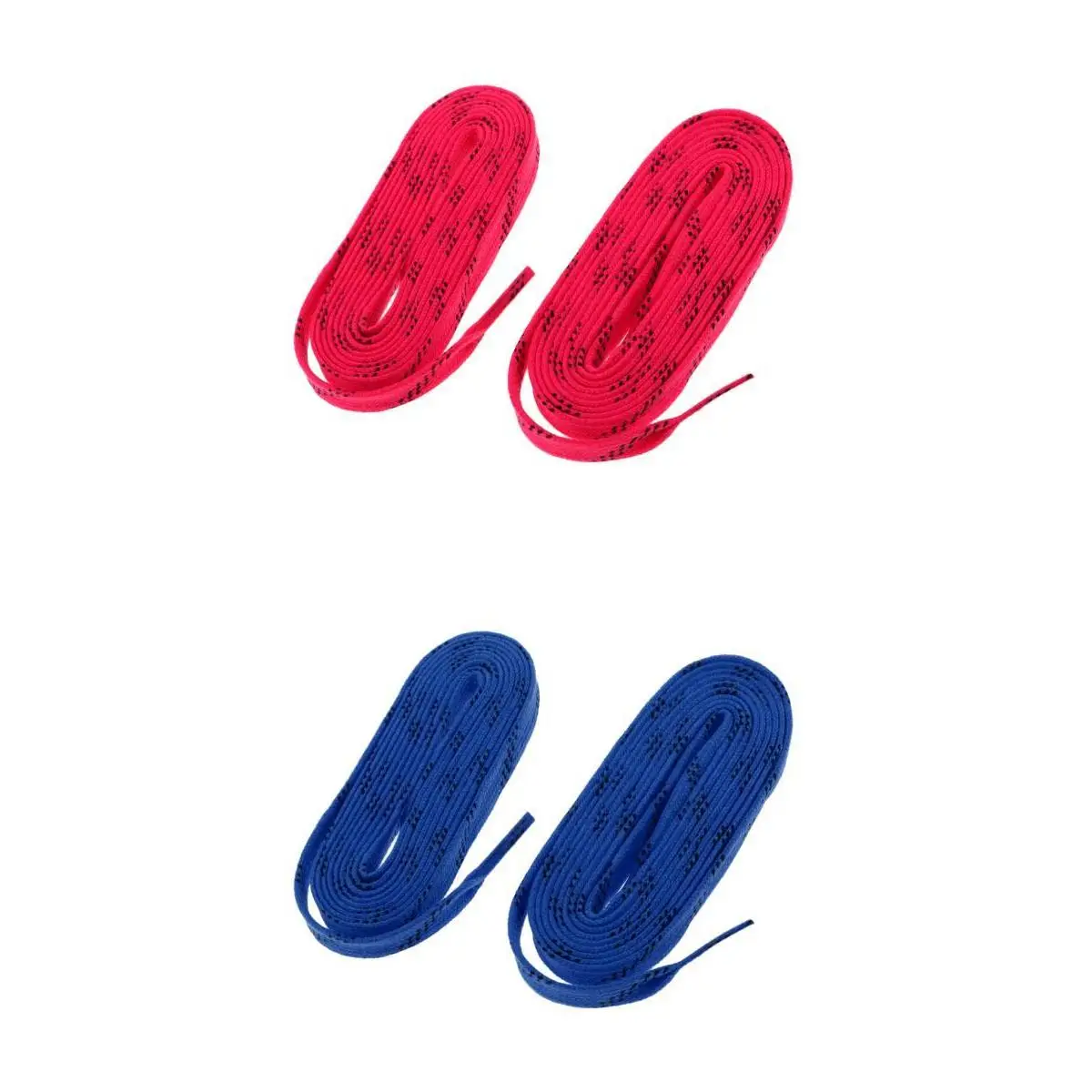 2 Pair Nylon Ice Hockey Roller Skates Flat Shoe Laces Shoelace for Women Men
