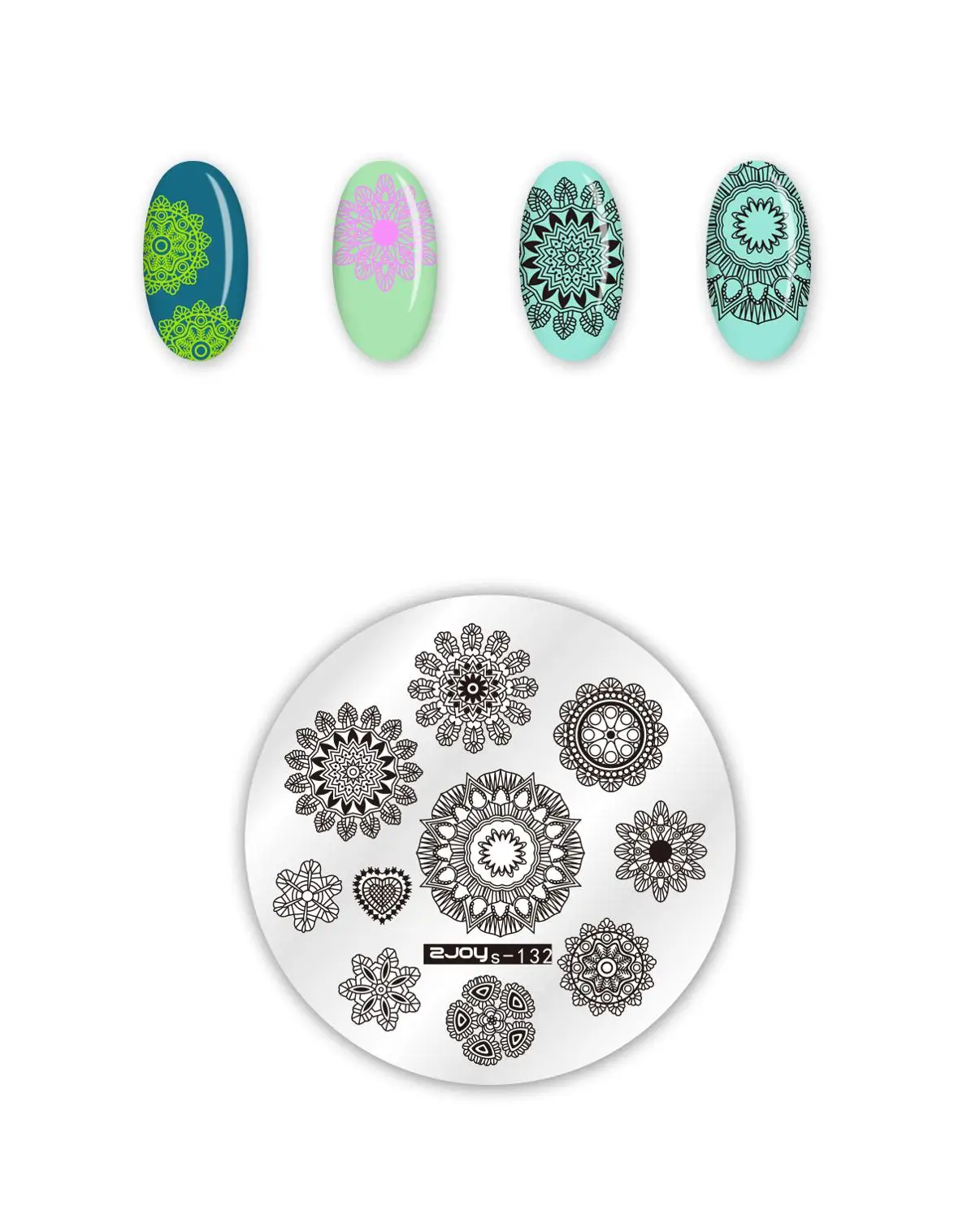 Стемпинг год Круглые штамповки для ногтей пластины цветок Геометрическая обезьяна дизайн ногтей трафареты для дизайна ногтей штамп шаблон - Цвет: zjoys132