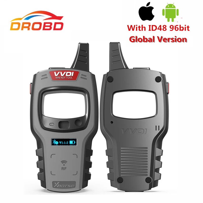 US $129.00 Xhorse VVDI Mini Key Tool Remote Key Chip Programmer Global Version For All Car With ID48 96bit And One Token Free Everyday
