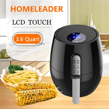 

Multifunction 1350W Air Fryer Chicken Oil free Air Fryer Pizza Cooker Smart Touch 6in1 LCD Display Non Stick AirFryer