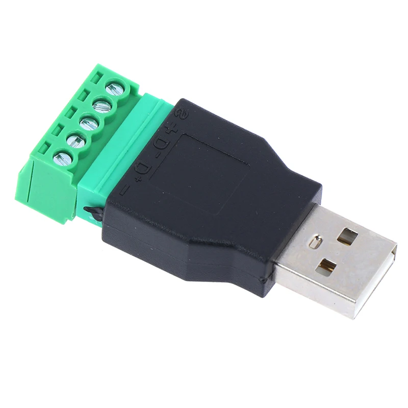 Новый Переходник USB 2 0 типа А папа к 5P винту с защитной клеммой | Обустройство дома