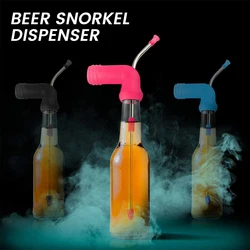 Entonnoir de bière de fête en paille + Valve Bong, distributeur de Bar, jeux de boisson, Tube droit pour les poules, maison, fête d'anniversaire 
