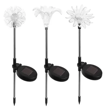 

Garden Solar Lights Outdoor Multi-Color Changing Decorative Landscape Light LED Hummingbird Butterfly Dragonfly Flower