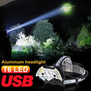 

Portable Head Torch Lamp 5 Mode Running Black Super Bright Sporting Goods Headlamp Headlight Hiking Camping Fishing Multicolor