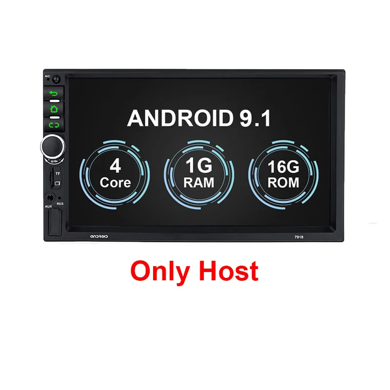 2 Din Android 9,1 Универсальное автомобильное радио gps навигация Wifi Bluetooth USB 7 ''сенсорный автомобильный мультимедийный плеер аудио плеер авторадио - Цвет: Android 1 16G