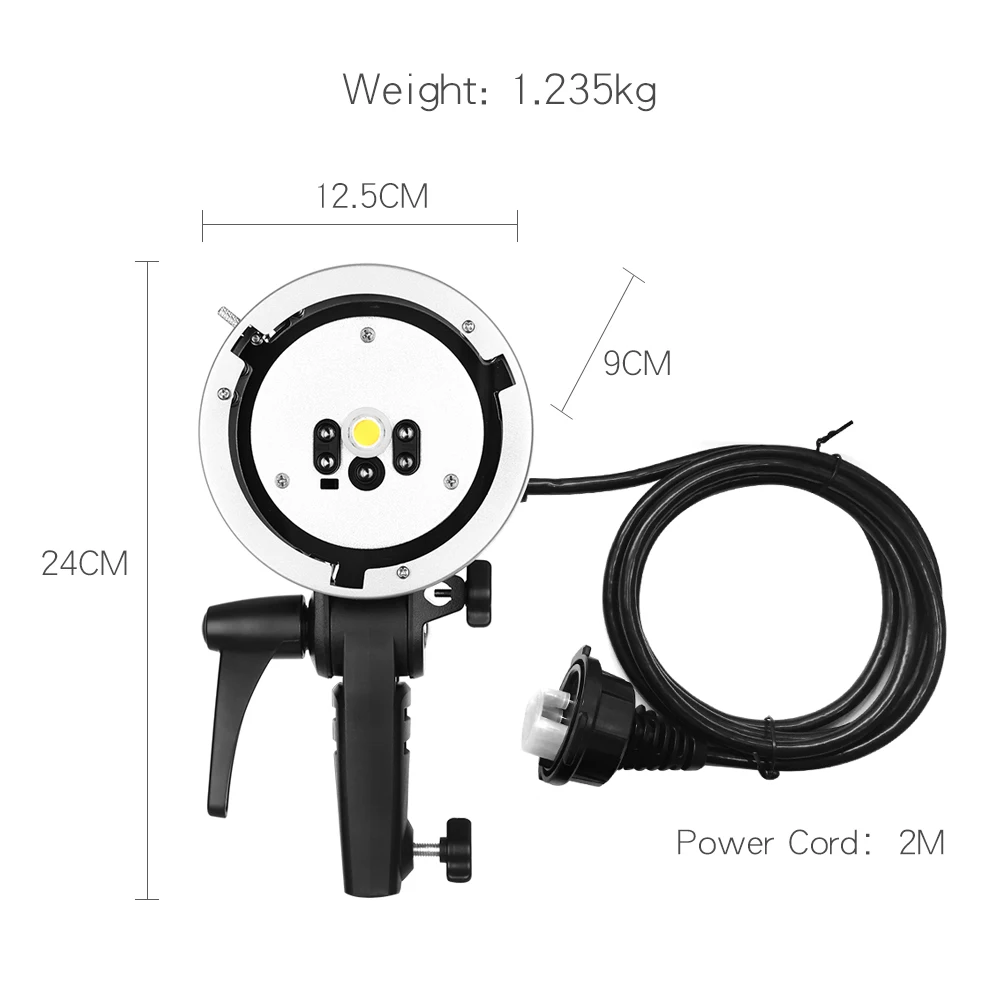 Godox 무선 스트로브 플래시용 보웬스 마운트, H600, H600B, AD600BM