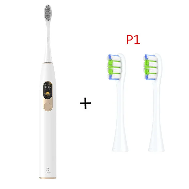 Add P1 MI Mijia Oclean X умная электрическая зубная щетка с сенсорным экраном, управление с помощью приложения, водонепроницаемая, быстрая зарядка, 4 режима, зубная щетка для взрослых - Цвет: Add P1
