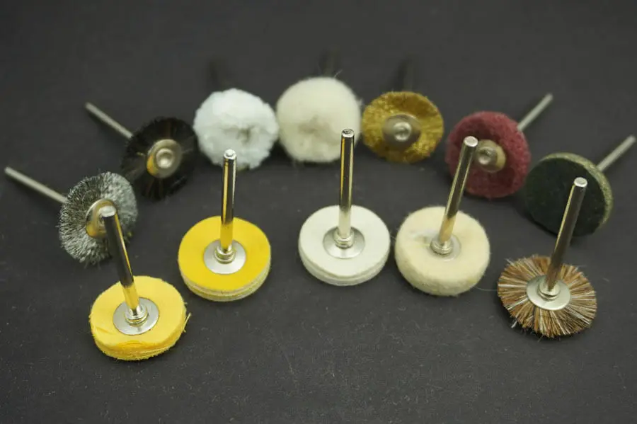 12pcs 22mm Polishing Buffing Wheel Cleaning Pad for Dremel Rotary Grinder ToolTool Parts