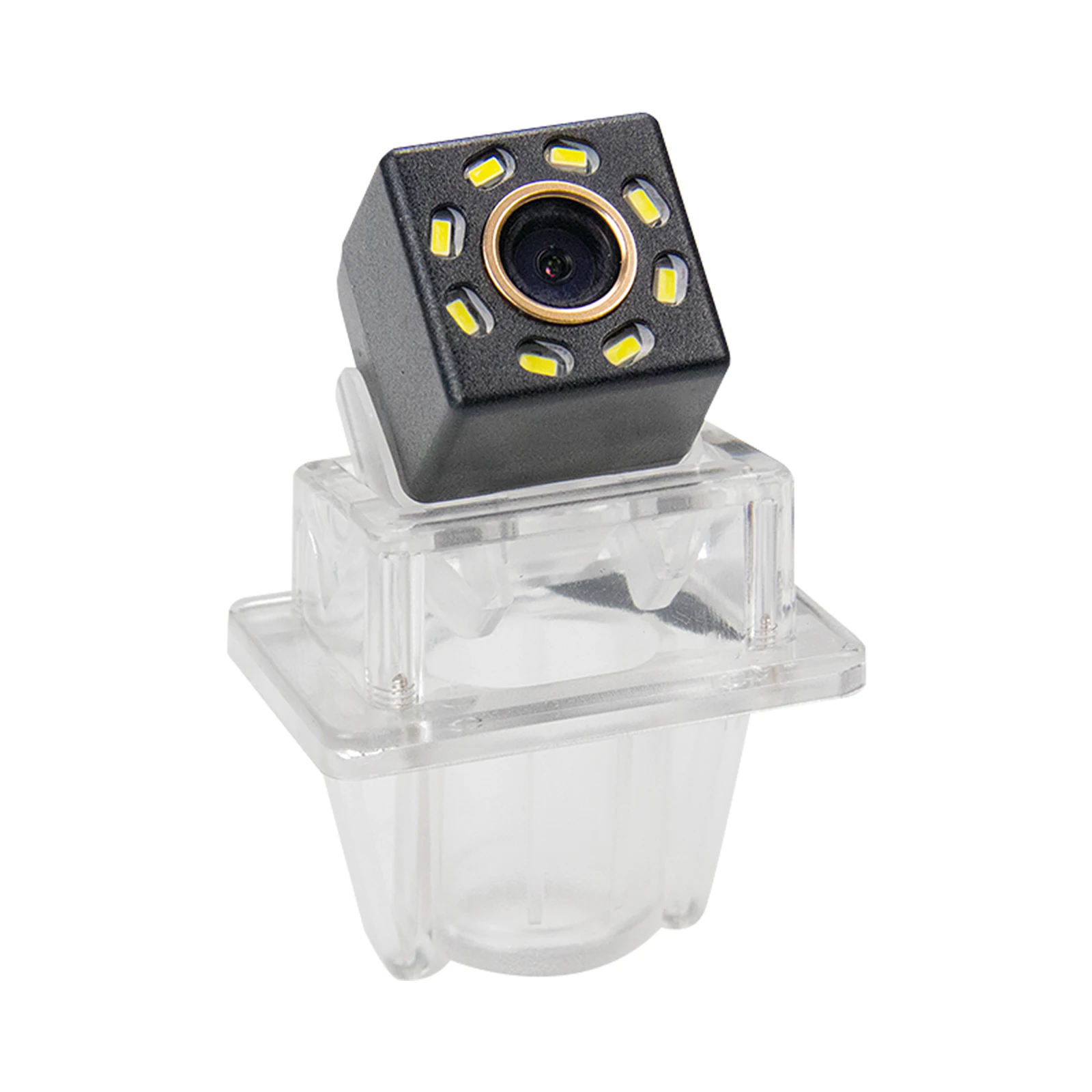 

Misayaee Car Rear View Reverse Parking Camera Golden 8 Led for MB Mercedes W176 W204 W212 S204 W221 W216 Night Vision Waterproof