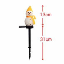 

2022NEW Solar Led Light Outdoor Solar Garland Snowman LEDs String Lights Fairy Holiday Christmas Garland Solar Garden