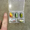 TREHOOK-Señuelos de pesca artificial, 5 unidades, 1,5g 3cm mini wobblers/Crankbait, flotante, para aparejos de pesca, lubina ► Foto 1/6