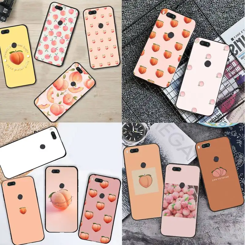 

Summer day Peache Phone Case For Xiaomi Redmi 8 9 9t 5plus 9se k20 mi8 max3 lite 9 note 6 8 9t 9s 10 pro