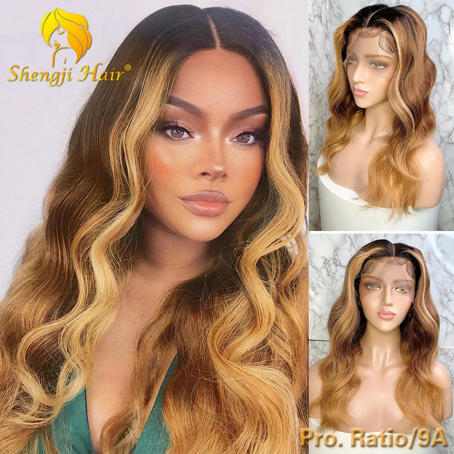 Парик для волос Shengji Remy Pro. Коэффициент/9A 13x6 бразильские безклеевые передние