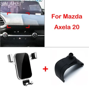Image 1 - Mobile Phone Holder For Mazda 3 Axela 2020 Air Vent Mount Bracket GPS Phone Holder Clip Stand in Car For Iphone 11 Huawei Xiaomi