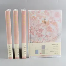 А5 хипстерская ручная записная книжка в японском стиле с изображением вишневого кота, цветная иллюстрация страниц, пустая ручная роспись, креативный дневник, канцелярские принадлежности для ноутбука