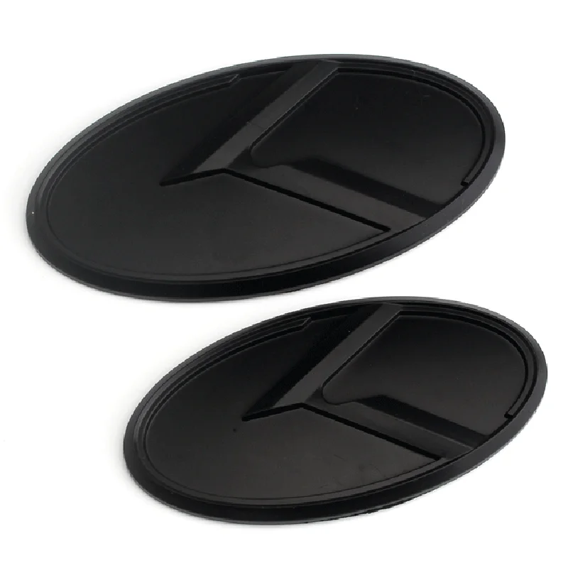 Черная эмблема Переднего Капота багажника логотип K Значки для KIA FORTE RIO OPTIMA Soul Stinger