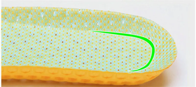 4 вида цветов стрейч дышащий дезодорант Беговая Подушка стельки для ног мужские женские стельки для обуви подошва ортопедическая прокладка пены памяти