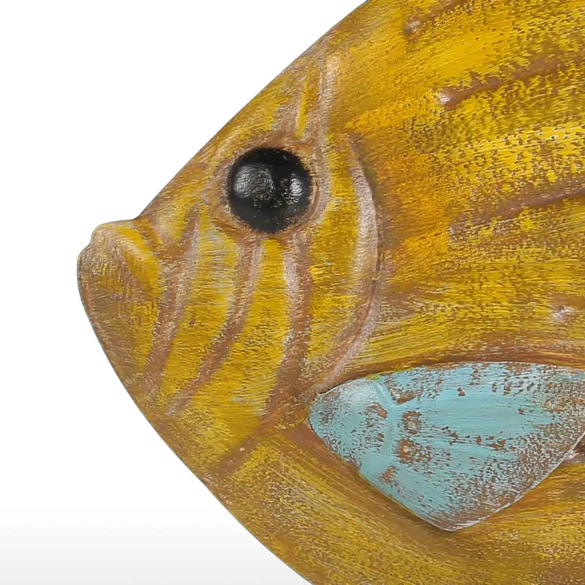TOOARTS Fish Wall Hanging 1 Iron Wall Decor Creative Ornament Craft Wall Setting Wall Hanging Marine Life