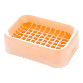 

PP Soap Dish Holder Household Storage Soap Box Container Bathroom Shower Storage Plate Tray Holder Case for Bath Shower
