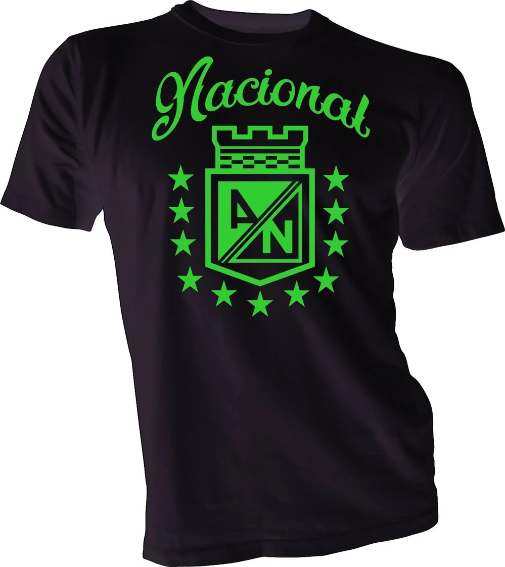 Atletico Nacional Colombia Medellin Futbol Футбольная Футболка мужская и женская Camiseta Postobon 01