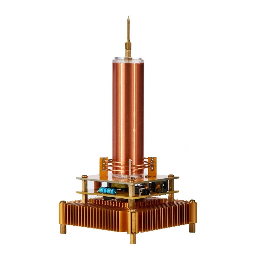 para Bobina de Tesla Transmissão sem Fio Música Alto-falante Plasma Potência Sólida Som - Image 2