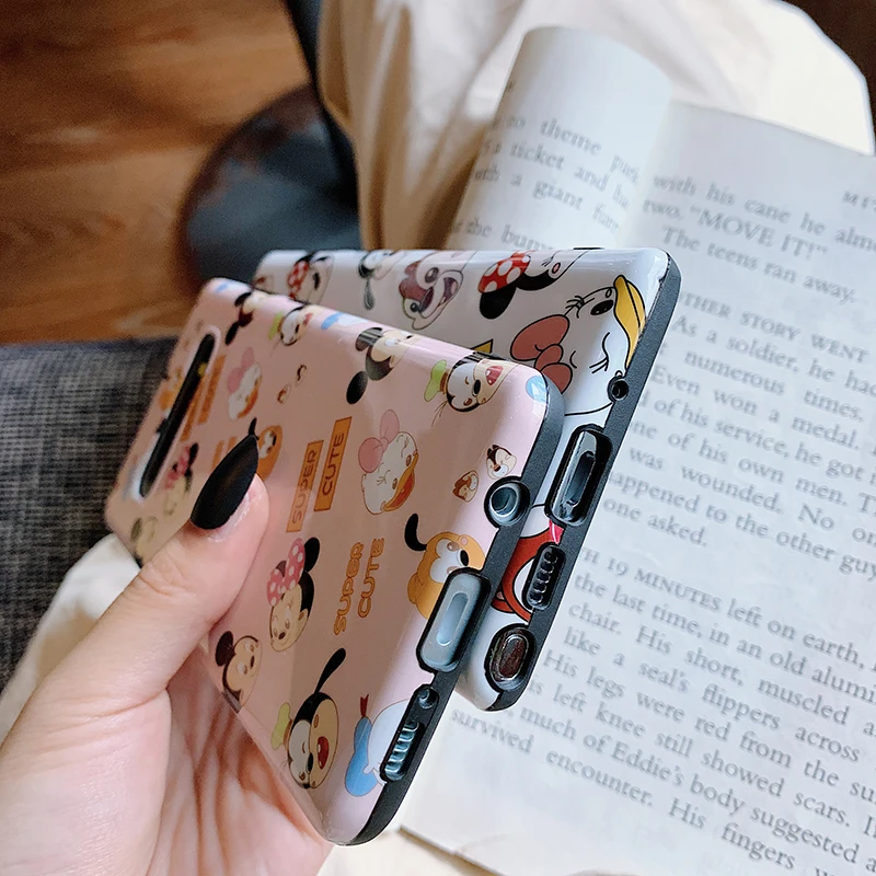 Милые Мультяшные Портретные чехлы для телефонов samsung Galaxy Note 10 Pro S8 S9 S10 Plus Note 8 Note 9, мягкие силиконовые чехлы
