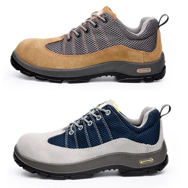 Deltaplus Safety Shoes Steel Toe Cap Puncture-proof Summer Breathable Labor Shoe Boots Non-slip Wear-resistant Working Shoes