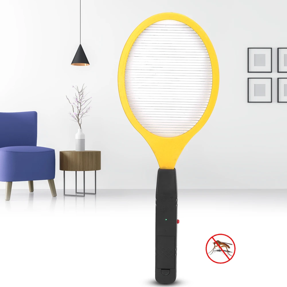 

Cordless Electric Mosquito Swatter Stainless Steel Stripe Fly Mosquito Swatter Bug Zapper Racket Insects Killer Home Bug Zappers