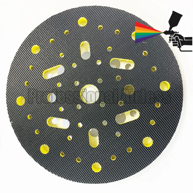 Tamponi di Supporto Tampone, Fori 10 Cuscinetti per Levigatura 5 Pollici per Fabbrica (6 fori
