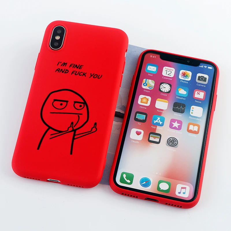 Забавный мультяшный чехол Keep Calm для Xiaomi Mi 9 8 Pro SE Lite 6 A1 A2 A3 MIX 2 3 силиконовый чехол для телефона мягкая пара I am Fine