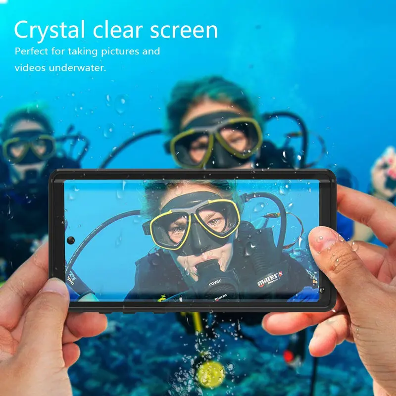 IP68 Note10+ Водонепроницаемый чехол для samsung Note 10 чехол samsung Galaxy Note 10 Plus водонепроницаемая крышка 360 Защита Note10 5G
