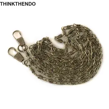 

120cm Metal Chain for Handbag Shoulder Bag Delicate Purse Handle with 2 Buckles