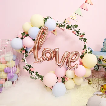 

Circle Balloon Stand Holder Round Balloon Arch Frame Ring for Kids Birthday Baby Shower Wedding Backdrop Party Decoration Balons