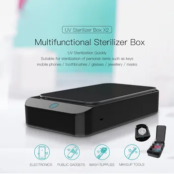 

Bakeey X2 UV Disinfection Box Portable Smart Wireless Charger Bacteria Prevention Smart Phone Face Mask Sterilizer Tool