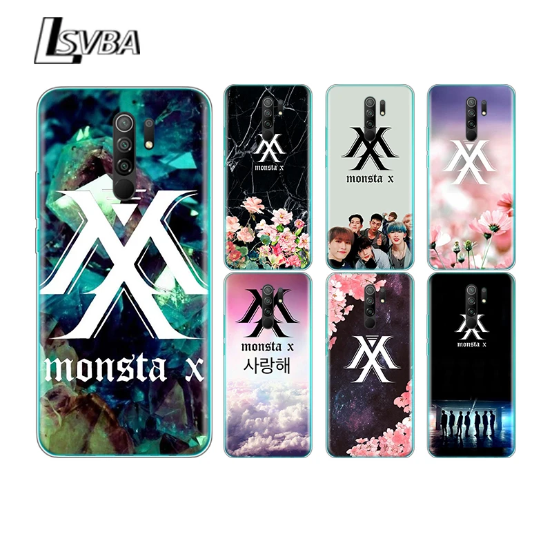 Силиконовый чехол Monsta X Boy Group для Xiaomi Redmi Note 9 9A 9AT 9C 9S Pro Max 9T 8T 8 7 6 5 5A 4X 4 телефона |