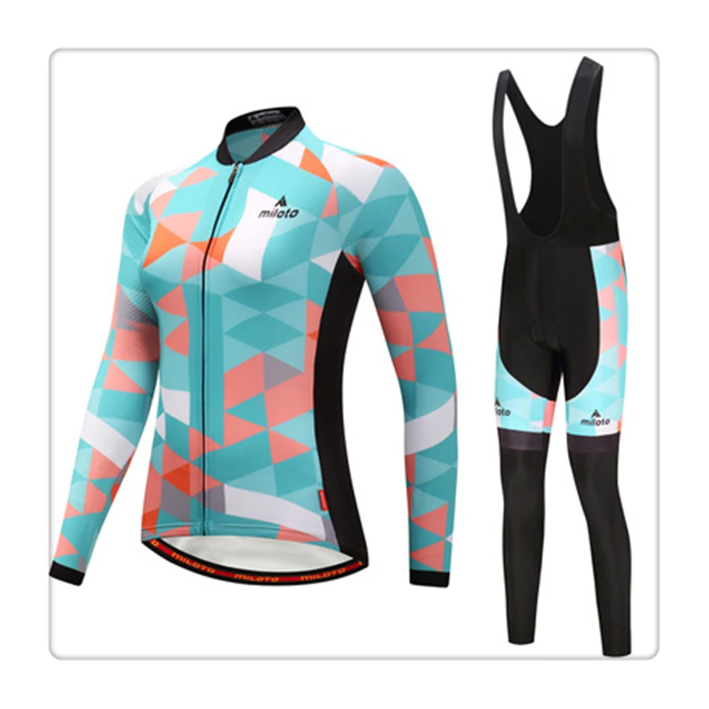 

Cycling Set Ropa Ciclismo Mujer Mtb Mountain Road Uniforms Polyester Maillot Jersey Bib Shorts Gel Pad Bicicleta Sports Team