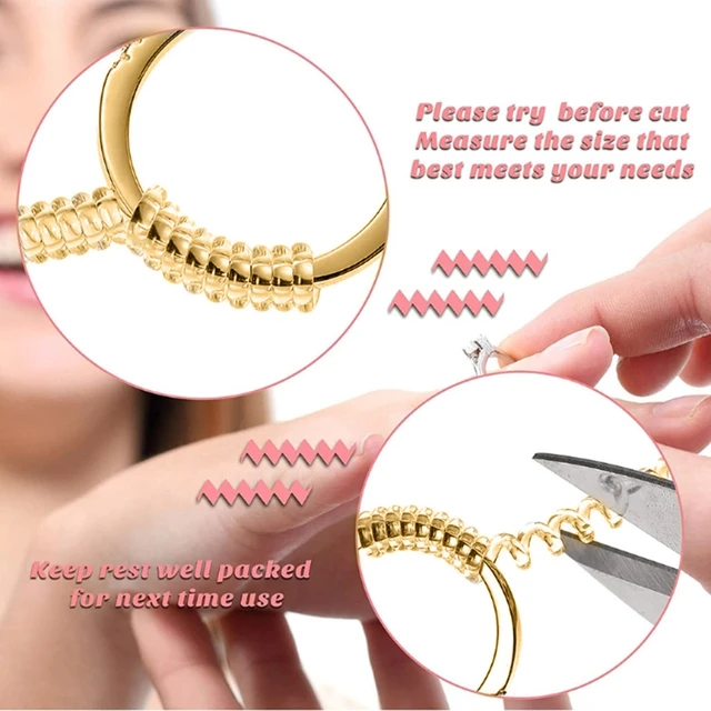 12 Pcs/set Invisible Clips Guard Ring Sizer Invisible Ring Size