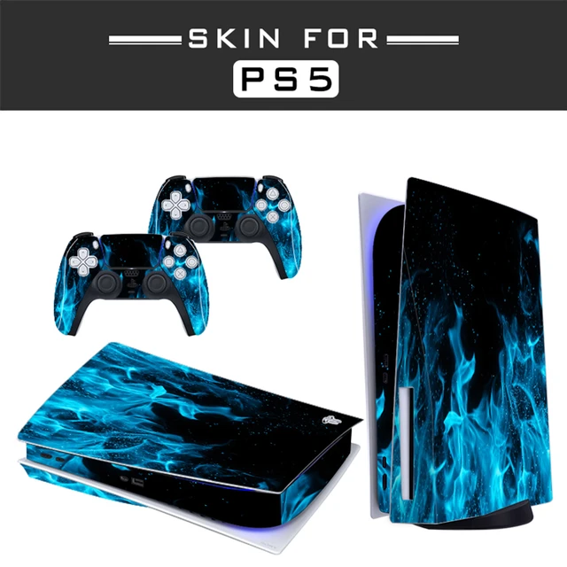 2 in 1 Full Set Sticker For PS5 Disk Console Skin Decal Cover Protective  Film Compatible with for Playstation5 Decoration - AliExpress