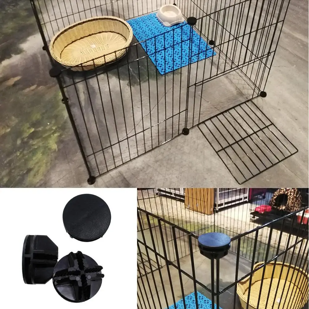 DIY Combination Wire Mesh Pet Cage Dog Cat Rabbit Cage Multi Function Fence Iron Guinea Pig Metal Hamster Cages Pet Fence #