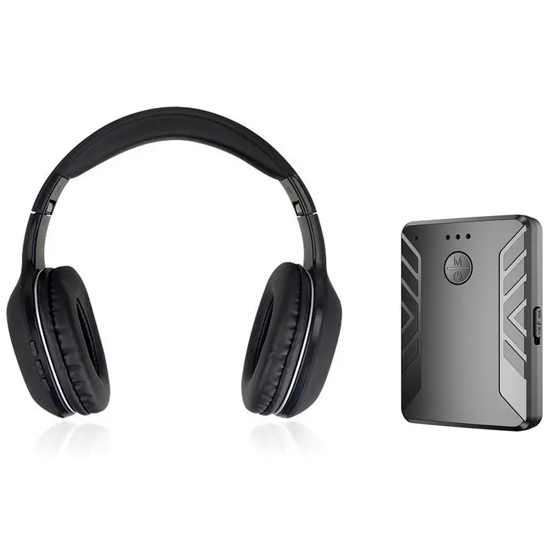 T19 Bluetooth 5 0 o Transmitter and Receiver with Wireless Headphones Bluetooth 5 0 Headphone