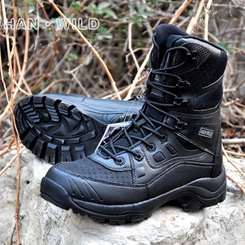 

Men Military Boots Lighiweight Army Special Force Tactical Combat Training Boots Anti-slip Outdoor Climbing Hiking Shoes
