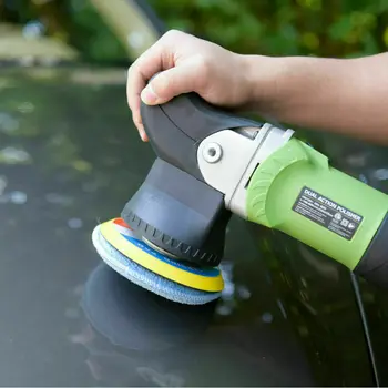 

10pcs Sponge Set Car Washing Pad Microfiber Waxing 4.7 Inch Blue Supplies