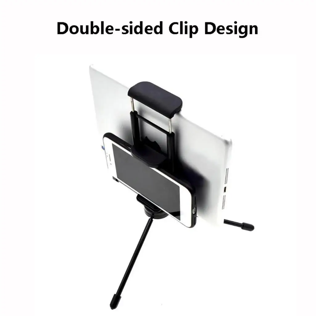 Universal Desk Camera Tripod for DSLR Camera Camcorder Phone Handheld Stabilizer Gimbal Tablet etc Holder Clip Mount Adapter