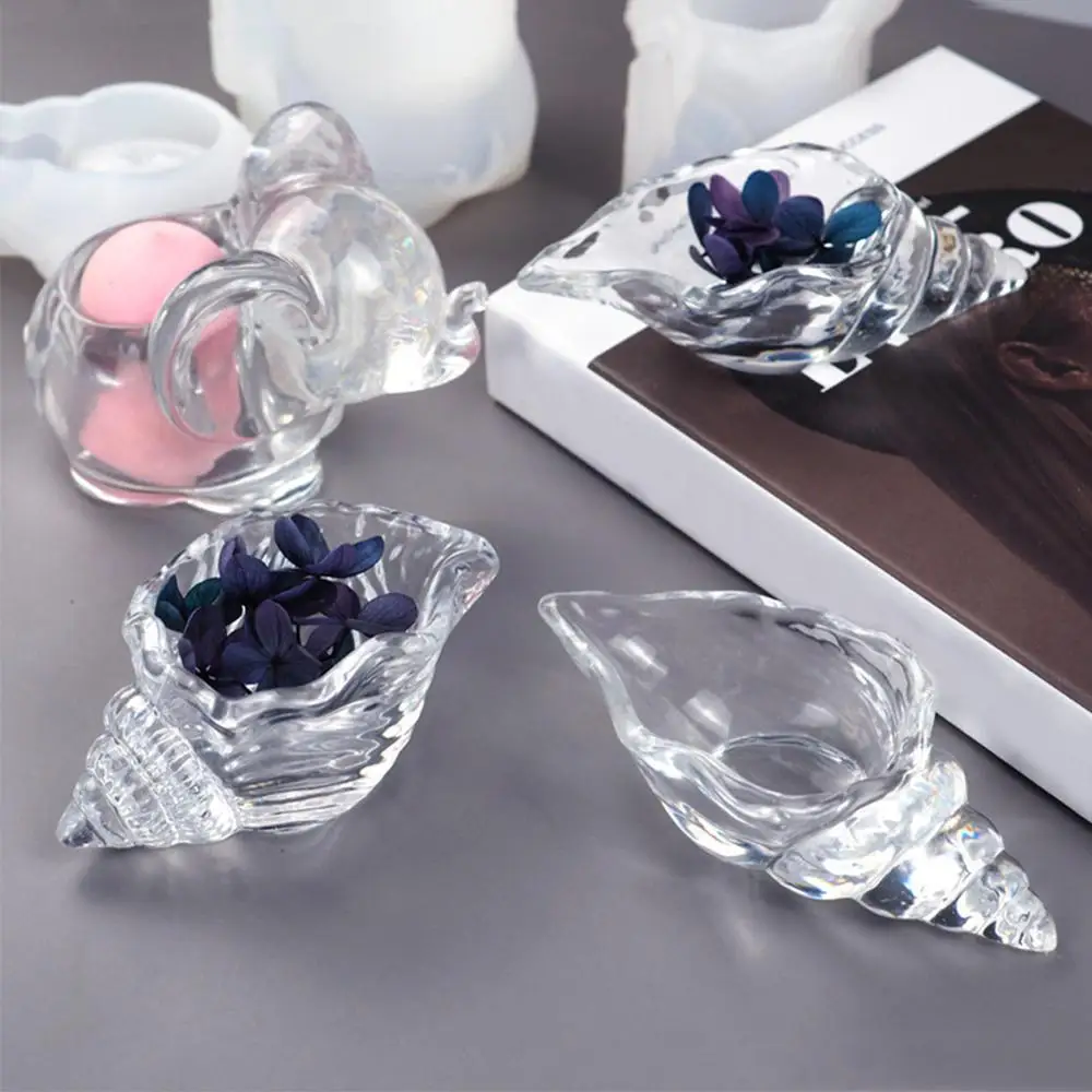 

Resin DIY Epoxy Mirror Three-dimensional Elephant Makeup Egg Storage Shell Ocean Silicone Mould Are Crafts
