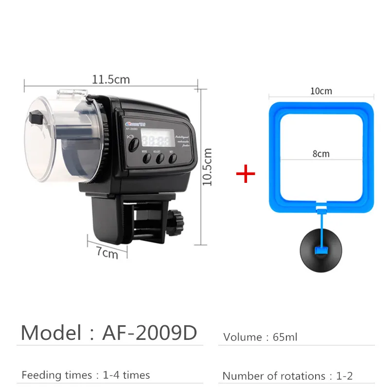 Adjustable Automatic Aquarium Timer Auto Fish Tank Pond Food Feeder Feeding with LCD Aquarium Tank Automatic Fish Feeder 