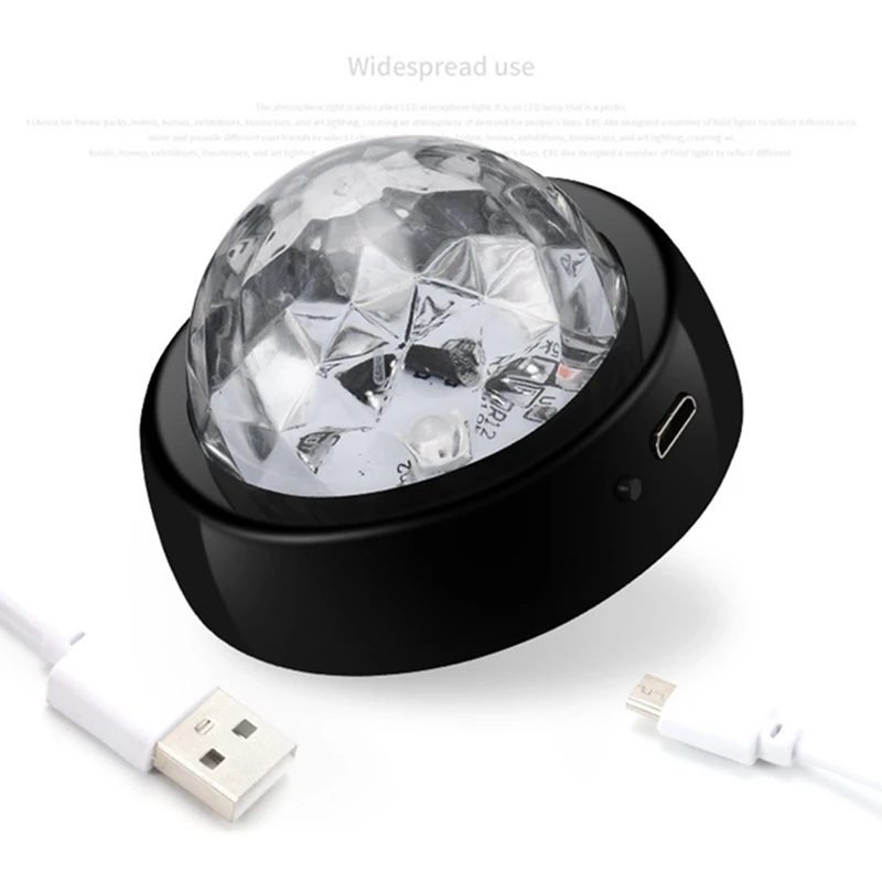 Автомобильный интерьер атмосфера неоновые огни Красочный светодиодный USB RGB Декор музыка