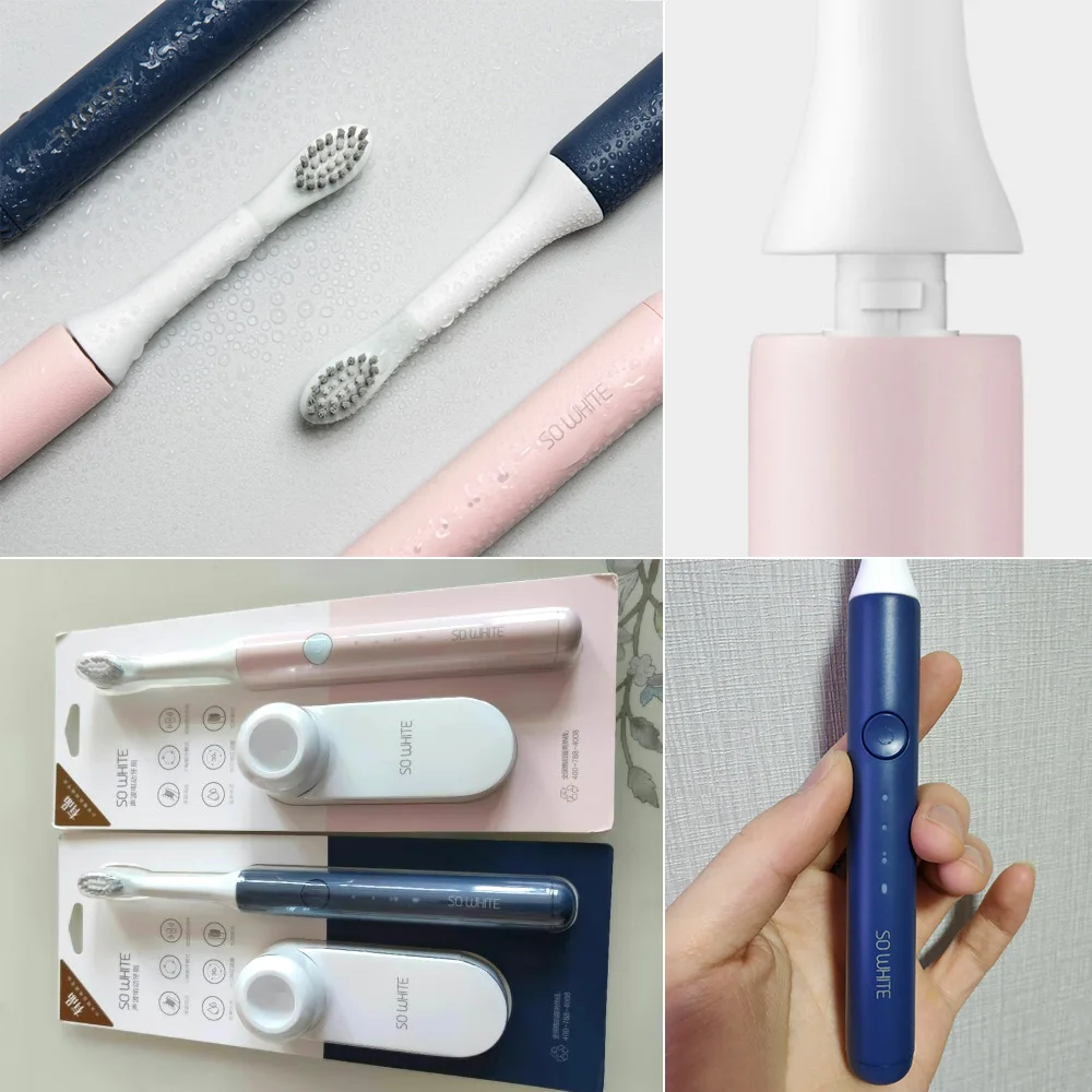 Для Xiaomi SOOCAS SO WHITE электрическая зубная щетка звуковые волны умная щетка ультразвуковое отбеливание Водонепроницаемая Глубокая чистка зубная щетка