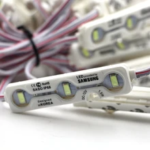 50 шт. светодиодный модуль ультра яркий 12 В 5730 SMD световая рекламная лампа водонепроницаемый 3 светодиодный s модуль SAMSUNG чип вывеска полоса подсветка Whie