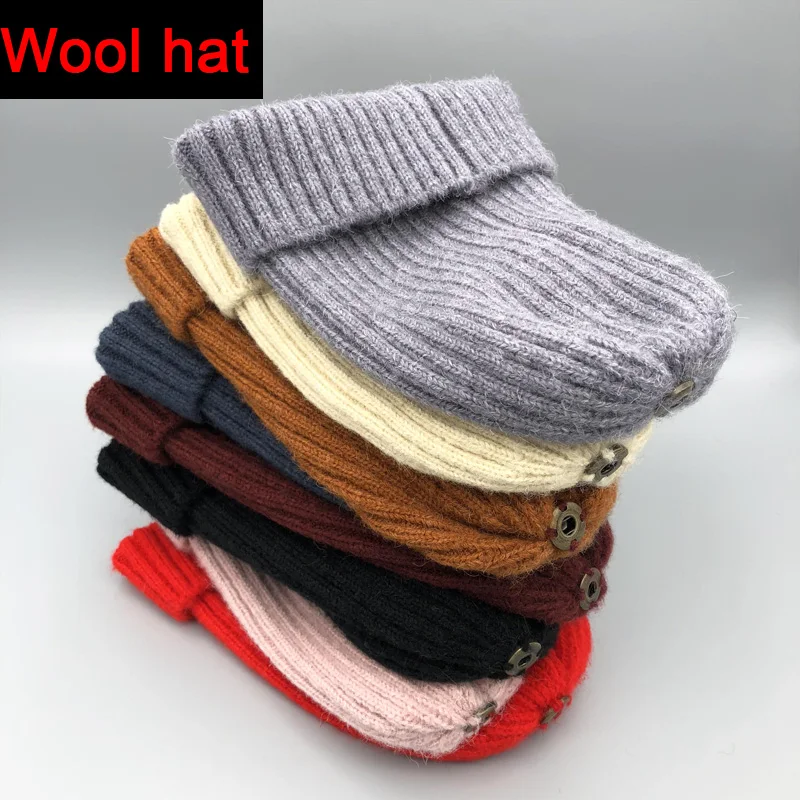 2024 New winter hat luxury quality Fox fur pompom hats beanie High quality Girls womens bonnet winter hats for women 2