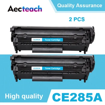 

Aecteach 2PCS CE285A 285A 85A toner cartridge for HP LaserJet Pro P1102 M1130 M1132 M1210 M1212nf M1214nfh M1217nfw printer
